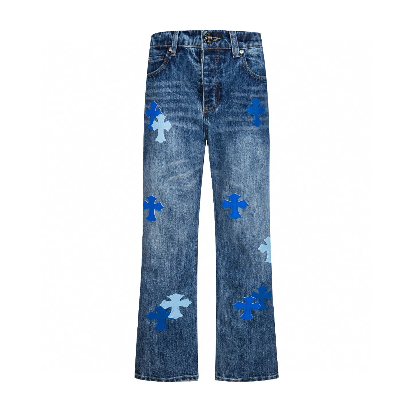 Chrome Hearts Hot Sale， 。 ! ， ， 。 ， ， ， ， ！！ Premium ， ， ， ： Size：28 30 32 34 36 ：Blue